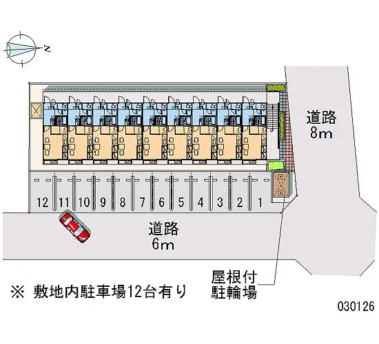 ★手数料０円★藤枝市前島　月極駐車場（LP）